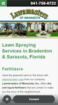 Mobile Screenshot of lawnsprayingsarasotabradenton.com